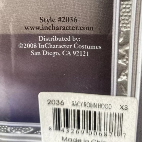 Racy Robinhood Elite Collection Adult Womens XS Costume Style #2036 Inch… - Picture 4 of 6